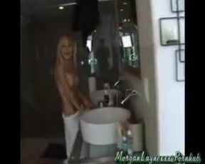 Fun in the bathroom