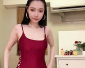 Jennypinky Red Dress Teasing
