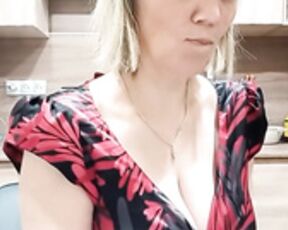 DanceDiva teasing with her big breast