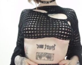 Cute Goth Girl having fisting anal