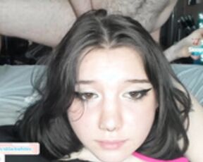 cute french girl proneboned till creampie