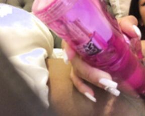 Hope Alina close up dildo