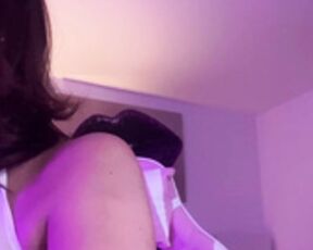 Busty latina in lingerie
