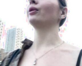 KrisMagnoly Beside road pussy show