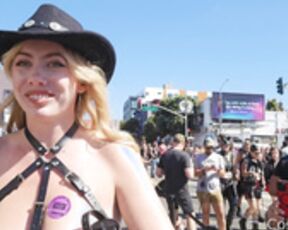 Exploring folsom street fair naked!