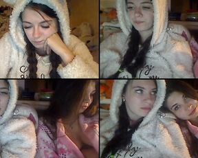 Olli_Cute whipped cream on her pussy in free cam recording 2017-05-12_032957