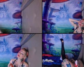 Kandykitten23 fucking and choking on her dildo two fingers in the ass fuck and licking the creaher pussy juices off in free cam recording 2017-05-13_082326