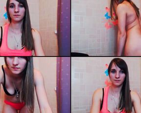 MissCutieX love to ride and make her ass cheeks bounce before fucking herself doggy in free cam recording 2017-05-04 222638
