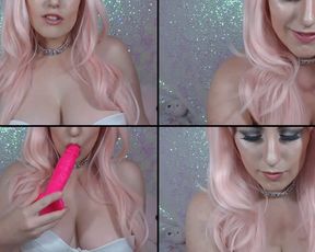 Georgiacreampie stocking, schoolgirl-esque, toy recording, with cum in cam recording 2017-05-05 123532