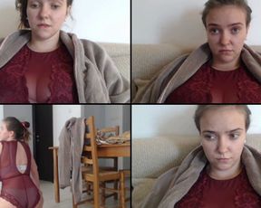 DiamondTits masturbating in her hallway in her see-thru panties in free cam recording 2017-05-09 152833