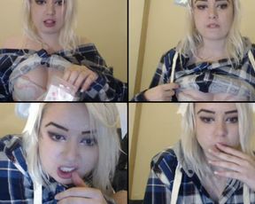 Zilas cumming all over her booty in free cam recording 2017-05-14 202642