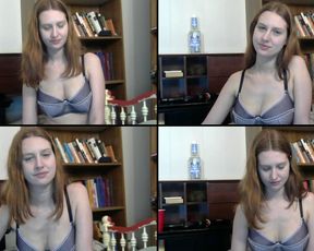 CoffeeNbooks rub her pussy through her panties, than i stuff her panties into her pussy and finger herself, til they get all wet in free cam recording 2017-05-14 74514