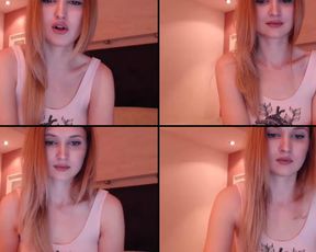 Aalliyahh playing all alone in her bed in cam recording 2017-05-15 213051