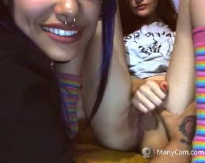 Bettany and friend having fun