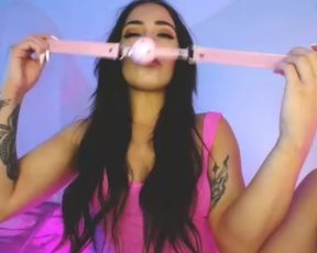 Eevie_moon Hitatchi torture with ball gag,