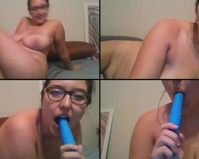 Touchmegently000 got naked, fucked her tight pussy with her toy, then stucked another toy in her ass at the same time in cam recording 2017-06-27_104651