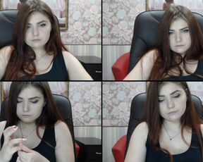 SvetaDark fucking her pussy and close up of her big clitty in free cam recording 2017-07-23_220358