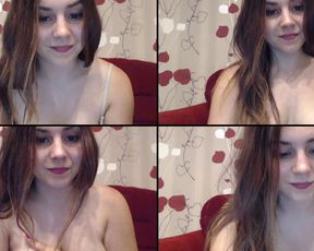 Amorering incredibly hot recording, playing with her big tits, oiling them and her pussy, toy in her pussy in cam recording 2017-07-23_050331