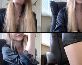 SweetNastasia oil up her phatty and ride his shit in free cam recording 2017-07-18_143302