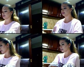 Zuzulici exploring her body in free cam recording 2017-08-12_004054