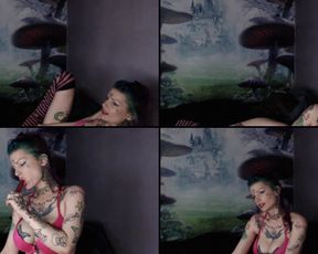 Kandykitten23 slow strip + anal play in free cam recording 2017-08-05_050626