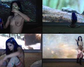 Kati3kat got naked, fucked her tight pussy with her toy, then stucked another toy in her ass at the same time in free cam recording 2017-08-26_142415