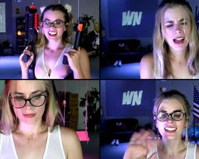 WhoreNickels having fun with her pink wet tight pussy and cumming a lot in free cam recording 2017-10-07_042536