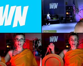WhoreNickels playing with her clit with a massager and orgaming in free cam recording 2017-10-08_050110