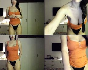 EVAGO big dildo in her wet pussy in free cam recording 2017 Oct 13_091357