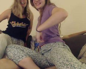 xlacystacyx with her boyfriend and a first-timer gf!