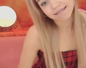 babyfromtheforest super cute blonde teasing part 2