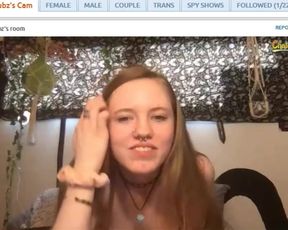 Saucysubz - new girl gets naked and bates pussy