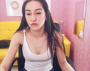 emma_aaangel bang her sweet pussy and then lick all her cum off her dildo in private premium video 2016-09-11