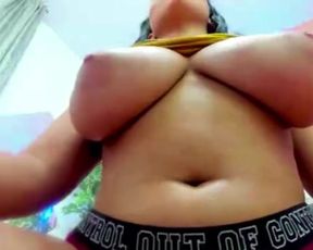 KAYLEFOX large breasts from below