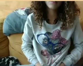 Omegle girl solo 18