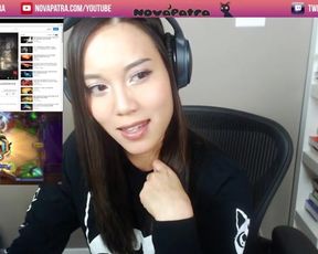 NovaPatra - Leaves Twitch On and Then Faps in private premium video