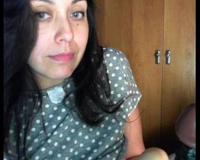 Mrs.Electric sucking dildo